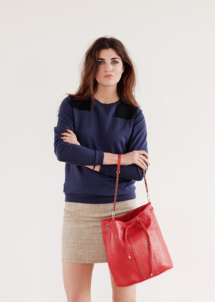 SEZANE-SWEAT-NAVY